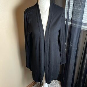 Chico’s Lightweight Black Cardigan Size Medium